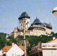 Photo of castle, click here for better view